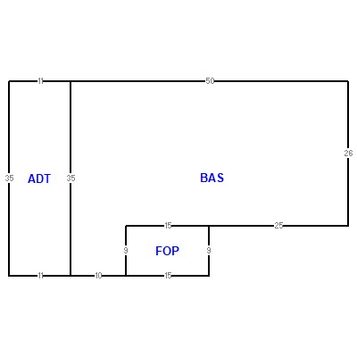 Building layout (traversing data) of this property