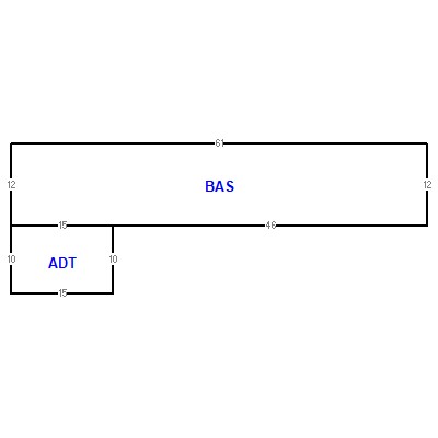 Building layout (traversing data) of this property