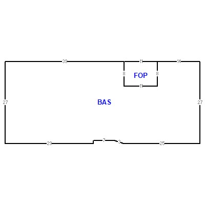 Building layout (traversing data) of this property