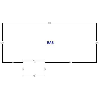 Building layout (traversing data) of this property