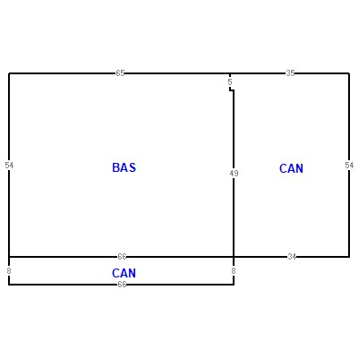 Building layout (traversing data) of this property