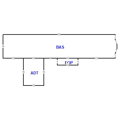 Building layout (traversing data) of this property