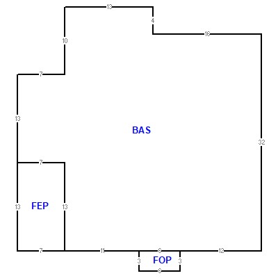 Building layout (traversing data) of this property