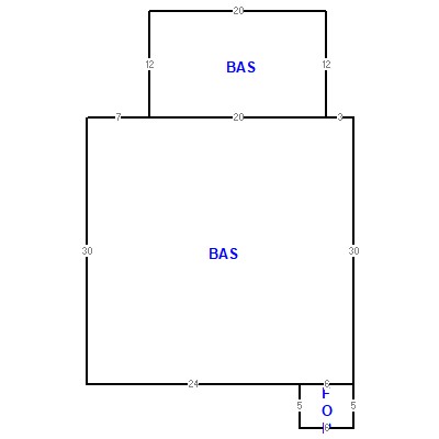 Building layout (traversing data) of this property