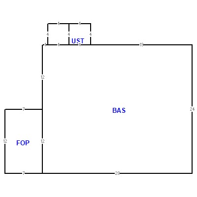 Building layout (traversing data) of this property