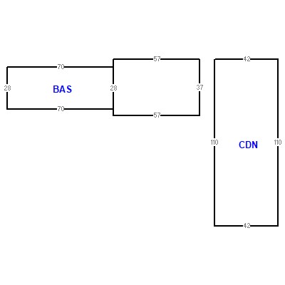 Building layout (traversing data) of this property