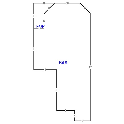 Building layout (traversing data) of this property