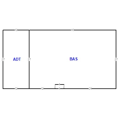 Building layout (traversing data) of this property