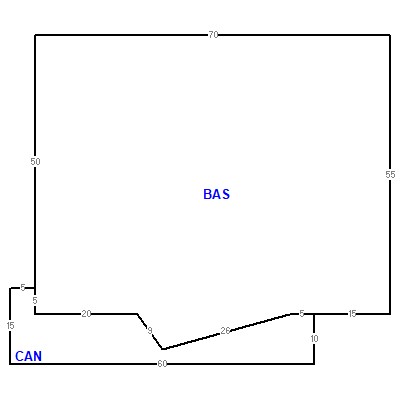 Building layout (traversing data) of this property