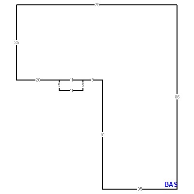 Building layout (traversing data) of this property