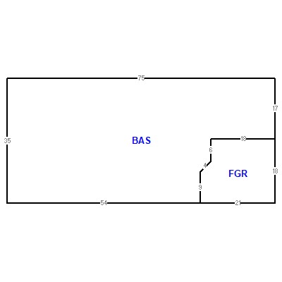 Building layout (traversing data) of this property