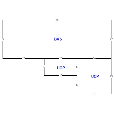 Building layout (traversing data) of this property