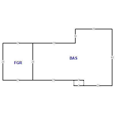 Building layout (traversing data) of this property