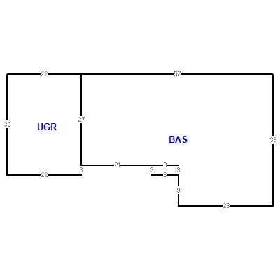 Building layout (traversing data) of this property