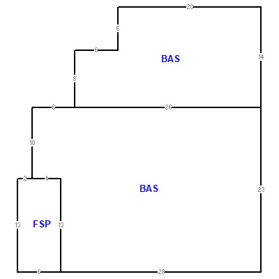 Building layout (traversing data) of this property