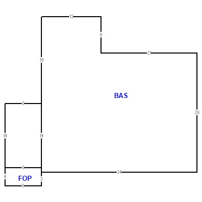 Building layout (traversing data) of this property