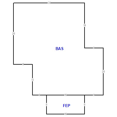 Building layout (traversing data) of this property