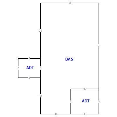 Building layout (traversing data) of this property