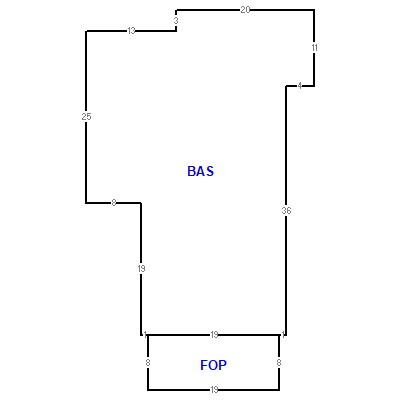 Building layout (traversing data) of this property