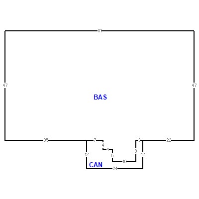 Building layout (traversing data) of this property