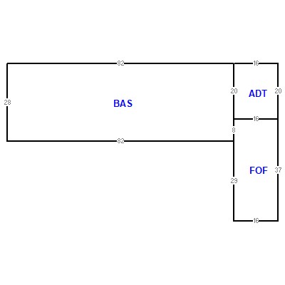 Building layout (traversing data) of this property