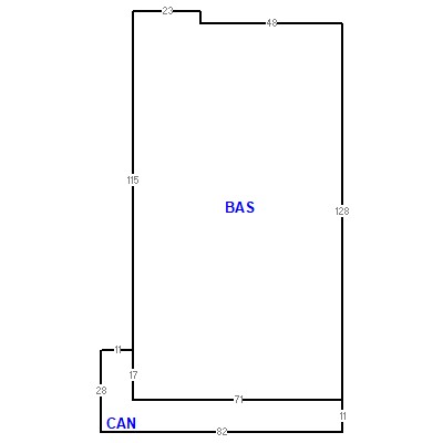 Building layout (traversing data) of this property