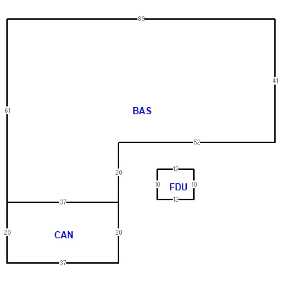 Building layout (traversing data) of this property