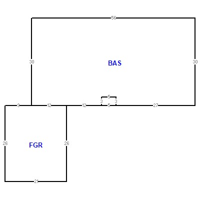Building layout (traversing data) of this property