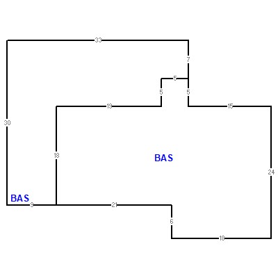 Building layout (traversing data) of this property