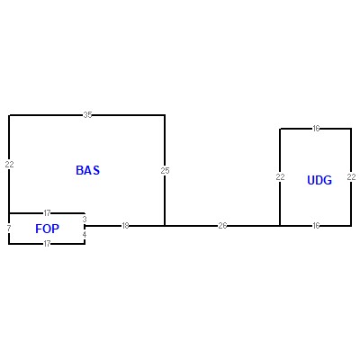 Building layout (traversing data) of this property