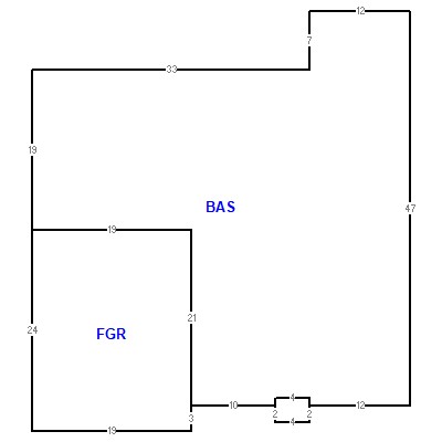 Building layout (traversing data) of this property