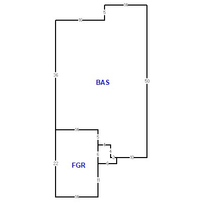 Building layout (traversing data) of this property