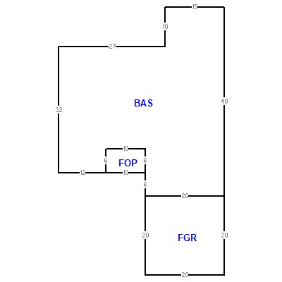 Building layout (traversing data) of this property