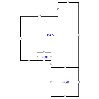 Building layout (traversing data) of this property