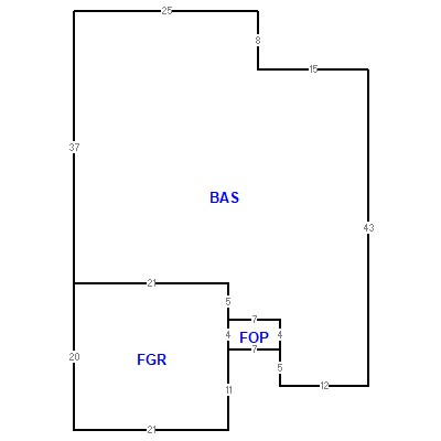 Building layout (traversing data) of this property