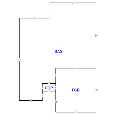 Building layout (traversing data) of this property