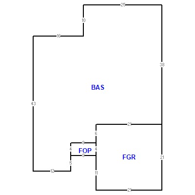 Building layout (traversing data) of this property