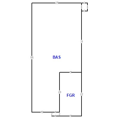 Building layout (traversing data) of this property