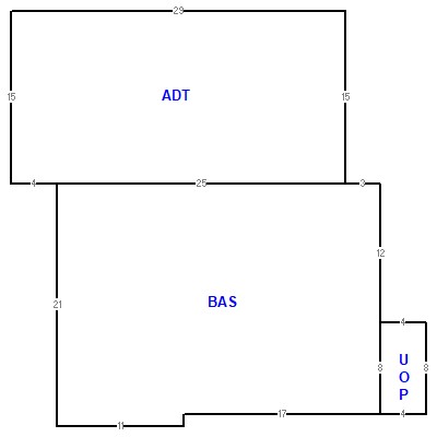 Building layout (traversing data) of this property