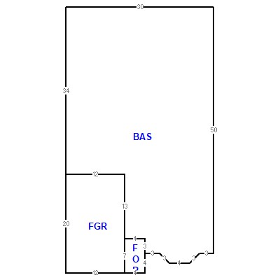 Building layout (traversing data) of this property