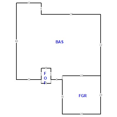 Building layout (traversing data) of this property