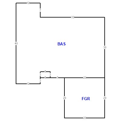 Building layout (traversing data) of this property