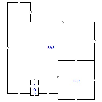 Building layout (traversing data) of this property