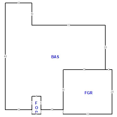 Building layout (traversing data) of this property