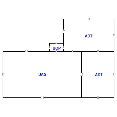 Building layout (traversing data) of this property
