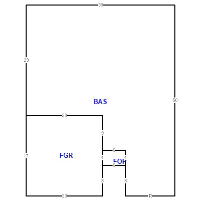 Building layout (traversing data) of this property