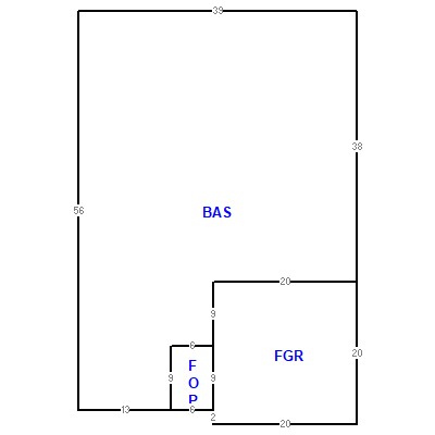 Building layout (traversing data) of this property