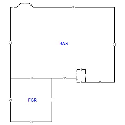 Building layout (traversing data) of this property