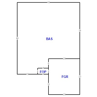 Building layout (traversing data) of this property