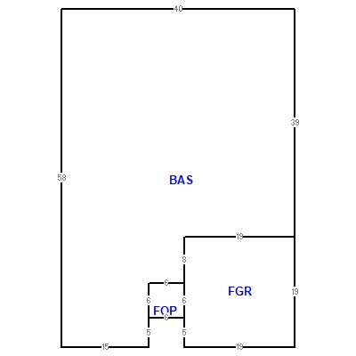 Building layout (traversing data) of this property
